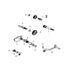 Vertanding - Kickstarter Peugeot V-Clic 50 4-takt AC Zwart