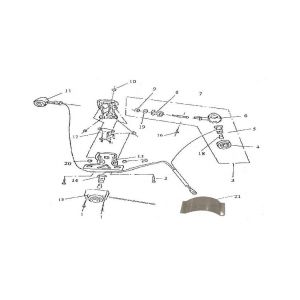 Achterlicht - Knipperlichten achterzijde Berini Bella Milano 125