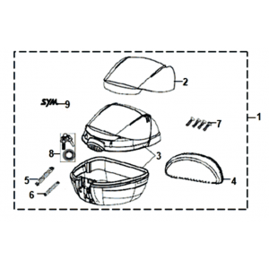 Bagagedrager Sym Symphony ST 125I E4