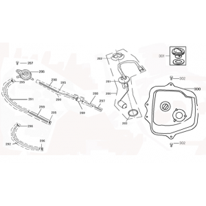 Benzinetank - Tankvlotter - Vacuümkraan Edwards Tomorrow Maple V50-3 flat mat antraciet