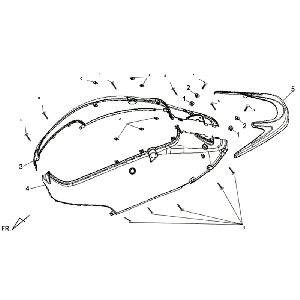 Motorschermen Sym Allo (WH871) champagne