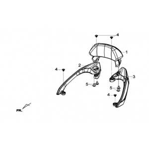 Beugel L/R Sym Joymax 300I ABS E3 2014-2016