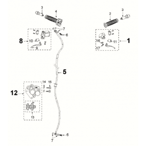 Braking system Peugeot Django 4-takt E5
