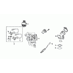 Carburateur Sym Fiddle III Euro 4