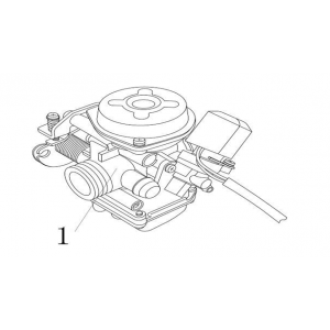 Carburateur AGM Ape 50 wit