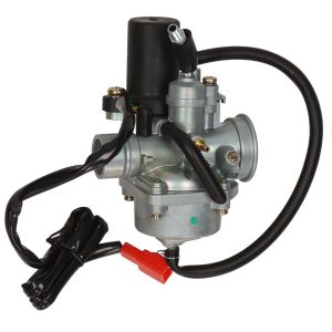 Carburateur compleet met choke model Keihin Minarelli horizontaal/TGB/type China 50cc 2 takt-CPI-Generic-Keeway 17,5mm