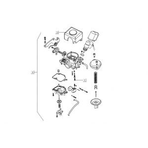 Carburateur Kymco Agility FR 12" 4-takt Euro 4 groen