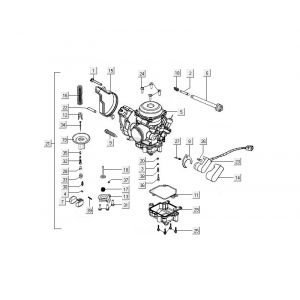 Carburateur Kymco MXU 400