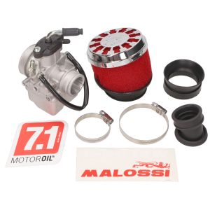 Carburateurset + powerfilter vhst bs Piaggio 2-takt 28mm Malossi mhr 1616276