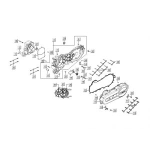 Carter - Carterdeksel Kymco People S 50 4-takt