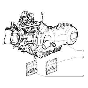 Complete motor Gilera Runner 200cc VXR 4-takt 2006