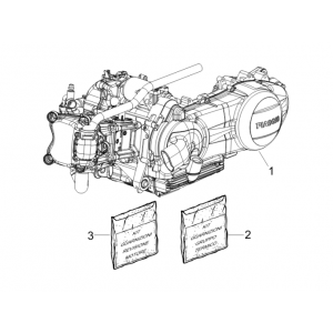 Motorblok compleet Vespa GTS 300 ie 2008-2016 (met en zonder ABS)