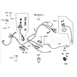 Contactslot - Kabelboom Edwards Tomorrow Maple V50-3 flat mat antraciet