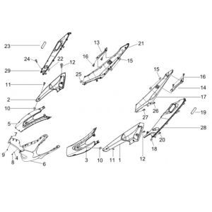 Motorschermen - Onderspoiler Gilera Runner 200 VXR 4-takt 2006