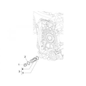 Oliefilter Vespa Primavera 50 4-takt IGET 3V Euro 4