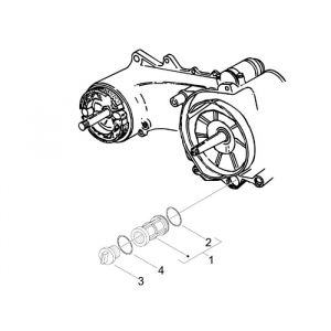 Oliefilter Piaggio New Fly 4-takt 2V
