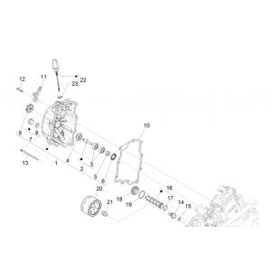 Waterpomp - Oliefilter Piaggio MP3 300 HPE / 300 HPE Sport ABS Euro 5 2020-2022