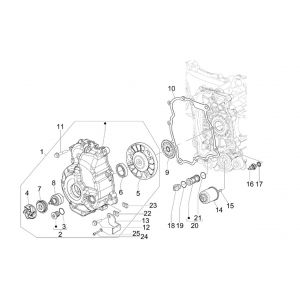 Oliefilter Vespa GTV 250 IE 4V