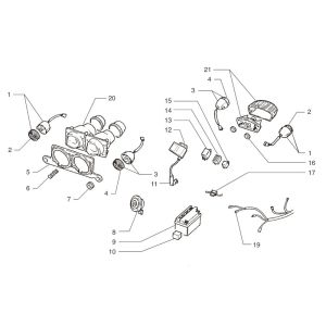 Elektrische delen Beta Ark-k 50 2-takt AC zilver 2006