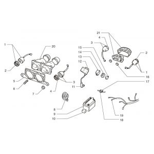 Elektrische delen Beta Ark-k 50 2-takt LC zilver 2004
