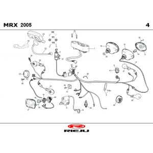 Elektrische delen Rieju MRX P-up blauw 2008 2-takt