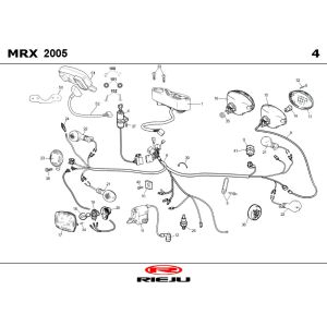 Elektrische delen Rieju MRX P-up zwart 2008 2-takt