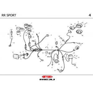 Elektrische delen Rieju RR Sport oranje 2004 2-takt