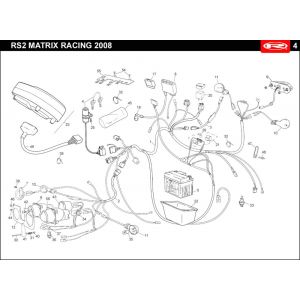 Elektrische delen Rieju Rs2 racing blauw 2010 2-takt