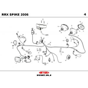 Elektrische delen Rieju Spike-x blauw 2009 2-takt