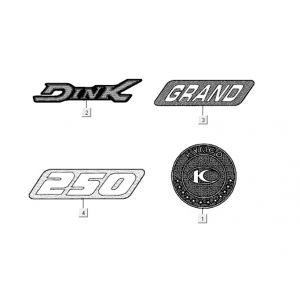 Emblemen - Stickers Kymco Grand Dink 250
