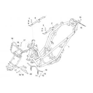 Frame Piaggio MP3 300 HPE / 300 HPE Sport ABS Euro 5 2020-2022
