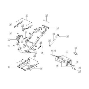 Frame Kymco Like 125