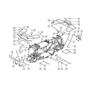 Frame Kymco MXU 400