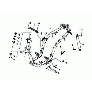 Frame Sym Mio 50i
