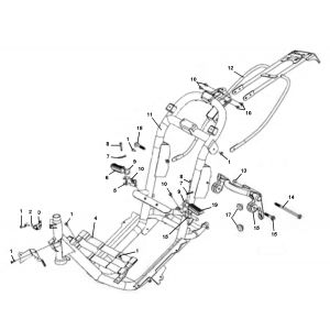 Frame Rover Classic 4-takt