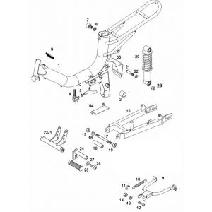 Frame Tomos Pack'r 2-takt