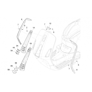 Frame Vespa Primavera 50 4-takt IGET 3V Euro 4 wit fusion 544