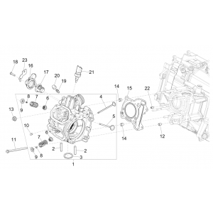 Cilinderkop - Kleppen Vespa GTS 125 IE ABS Euro 4 2019