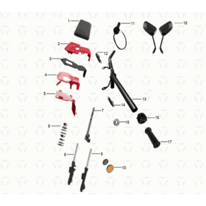 Handlebar / front fork Yadea Y1S