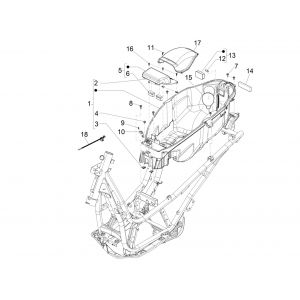 Helmbak Piaggio Beverly 300 IE ABS Euro 4 2016-2020