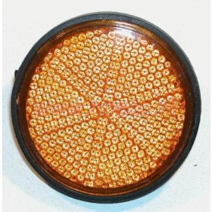 Reflector rond 60mm m6 universeel oranje