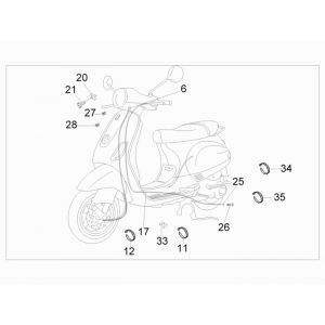 Kabels Vespa LXV 4-takt 2V 25km/u