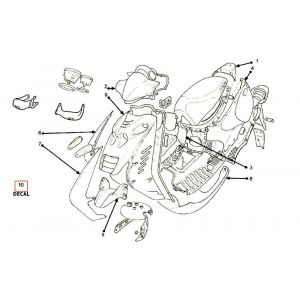 Kappen - Beplating 2 Beta Beta Ark-k 50 2-takt AC zwart grijs 25