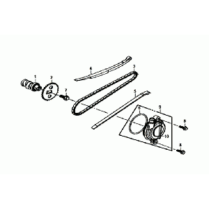 Nokkenas - Distributieketting - Kettinggeleiders Sym Orbit III Black