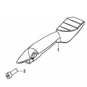 Kickstartpedaal Generic Roc 50 2-takt 2010 zilver
