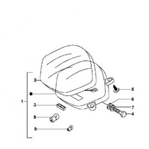 Kilometerteller - Cockpit Vespa LX 50 2-takt AC