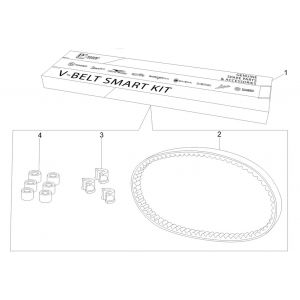 Kit v-snaar - Variateurrollen Vespa GTV 250 IE 4V
