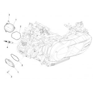 Kleppendeksel Piaggio Medley 125 IE ABS Euro 4 2016-2019