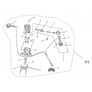 Knipperlichten achterzijde - Achterlicht Turbho RG50 koffie creme