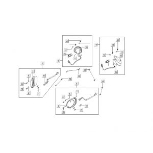 knipperlichten Kymco Sento 50 4-takt Spring Wit